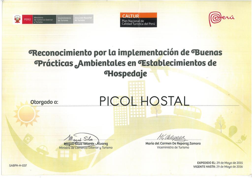 Picol Hostal Cuzco Kültér fotó